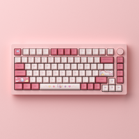 Teclado Akko MonsGeek M1W V2 de 82 Teclas, 75%, Tri-Modo, Aluminio, Gasket, Hot Swappable, RGB, 6000mAh, con Perilla, para Juegos de PC