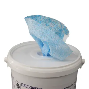 Salviette umidificate di colore blu per uso industriale salviette umidificate per la pulizia di olio e vernici industriali ruvide