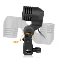 Support de lampe avec cordon en plastique de 1,8 m, adaptateur de douille E26/E27 AC, support de lampe 105W max