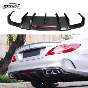 ناشر خلفي من ألياف الكربون عالي الجودة طراز <span class=keywords><strong>R</strong></span> مع إضاءة لسيارات مرسيدس بنز C218 فئة CLS63 - Product Image 2