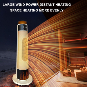 Ventilateur électrique portable 2000W avec affichage LED, humidification, vent naturel, télécommande, effet de feu, chauffage céramique PTC, norme européenne pour usage domestique - Product Image 3