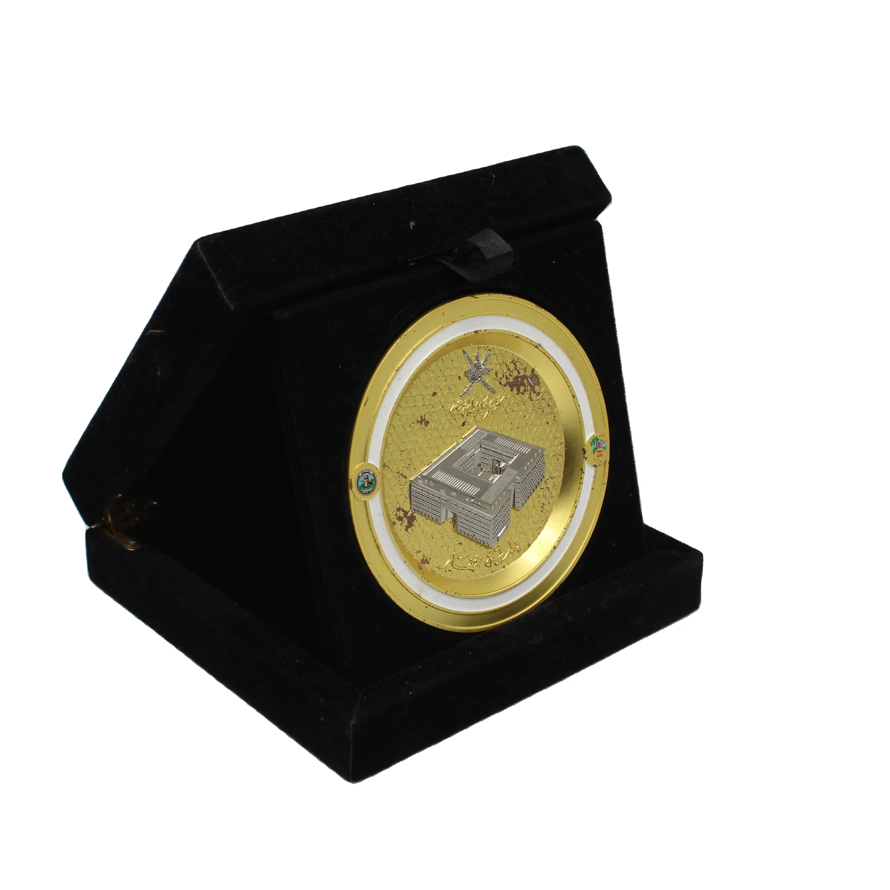 Escudos de madera conmemorativos personalizados trofeo caja de artesanía y placas premios