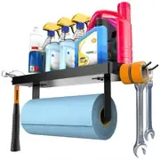 Heavy Duty kim loại giữ giấy cuộn, treo tường khoan giữ mô với <span class=keywords><strong>4</strong></span> có thể tháo rời Hooks cho một tay giấy rách - Product Image 3