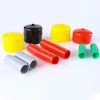 Capuchon de protection de filetage en caoutchouc robuste à vis, manchon de protection de filetage externe en PVC souple pour extrémités de tuyaux industriels