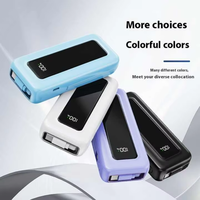 Kitway CDB-186 35W PD 10000mAh Batterie Externe Portable Haute Capacité Li-Polymère avec Câble Rétractable Type-C/USB et Affichage LED Charge Rapide