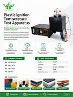 Appareil de test de température d'allumage en plastique YYF009