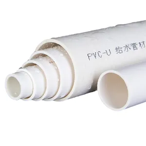 Anti Static Pvc Pipe Water Pipe Water Well 20mm to 120mm Diameter Draining Colored Plastic Pure Prices List Pvc Carton Box /