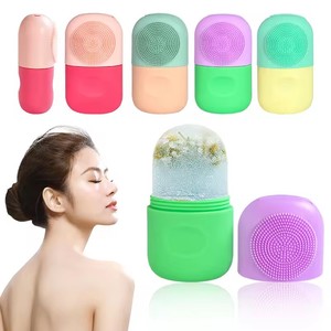 Không Bị Rò Rỉ Băng Mặt Con Lăn Massage Mắt Khuôn Mặt Vẻ Đẹp Mềm Silicone Cube Ice Khuôn Mặt Silicone Ice Con Lăn Cho Da Làm Mát - Product Image 2