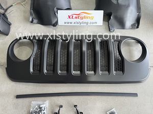 Accessoires extérieurs de voiture ancien à nouveau kit de carrosserie pour <span class=keywords><strong>Jeep</strong></span> <span class=keywords><strong>Wrangler</strong></span> JK à JL style fender flare et calandre - Product Image 4