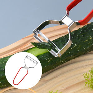 مقشرة خضروات وفواكه يدوية من الفولاذ المقاوم للصدأ فائقة الحدة ، بطاطس جميع الفواكه ، قاطعة يدوية ، أداة مطبخ مصنوعة من المعدن PP - Product Image 2