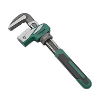 Clé à molette simple HYTD HY-DXZP réglable de type F en acier allié chromé 52 mm à vis sans fin de qualité industrielle pour la plomberie