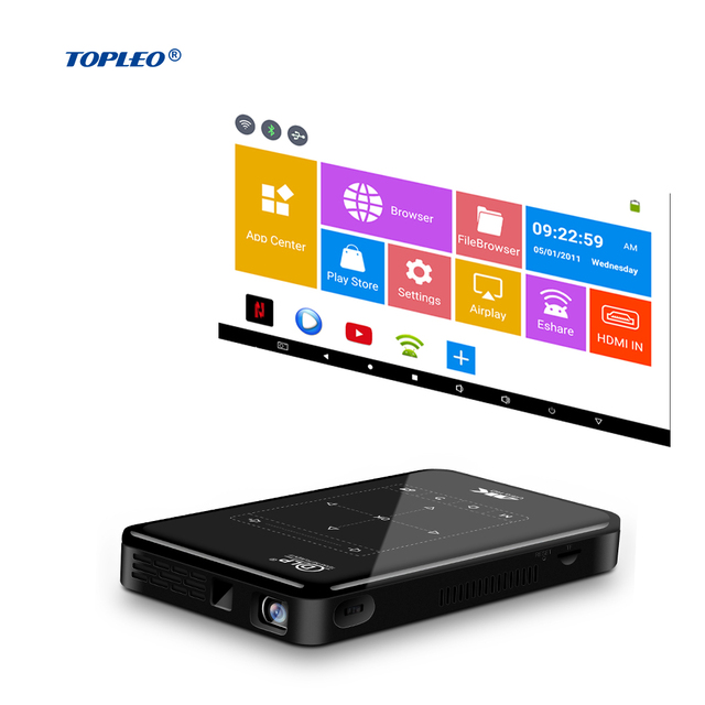 Portable Intelligent DLP Android Customize Hologram Multimedia hd Video Pocket Mini Led Projector 4k