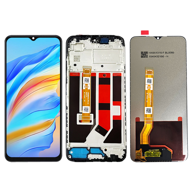 6.56 Inch Original Touch Digitizer Assembly Replacement Mobile Phone LCD A38 4G A18 Screen Display for OPPO CPH2579 CPH2591