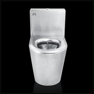 Kuge <span class=keywords><strong>WC</strong></span> chinois à <span class=keywords><strong>prix</strong></span> abordable, cuvette de toilettes en acier inoxydable pour immeubles de bureaux et zones de services routiers - Product Image 1