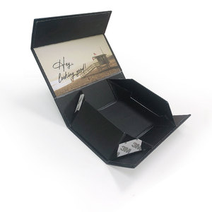 Custom Designed Folding Gift Boxes <b>Magnetic</b> Closure Foldable Magnet for Eyelash Clothing Shoe Packaging Embossed Rigid <b>Box</b> - Product Image 5