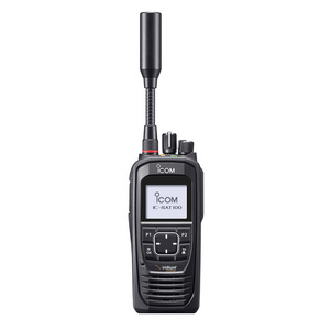 Radio PTT satellite Icom IC-SAT100, réseau Iridium, IP67, radio bidirectionnelle portable pour la communication d'urgence dans les zones éloignées - Product Image 1