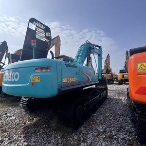 Excavatrice d'occasion Japon Kobelco SK350D, engin de construction sur chenilles, équipement de terrassement pour l'exploitation minière avec CE EPA - Product Image 3