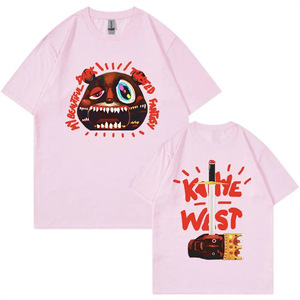 Camiseta Kanye West para Hombre, Diseño Gráfico, Algodón Jersey, Ropa Casual - Product Image 3