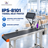 Imprimante TIJ en ligne IPS-8101 10 pouces, imprimante jet d'encre haute résolution, machine de codage automatique par lots pour sacs, produits alimentaires et industriels
