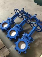 Vanne à guillotine ronde électrique en acier inoxydable 304 CF8 WCB, corps en acier inoxydable, fabriquée en Chine, CE ANSI DN200 DN150 Pn16 Pn25