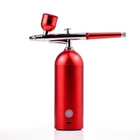 Compresseur multifonction et système d'aérographe complet pour la décoration d'ongles, la décoration de gâteaux, la peinture artistique, type piston