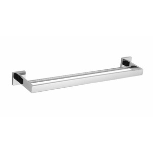 Stainless Steel Towel Rack Wall Mounted Linear Bathroom Hardware Corrosion Prevention - Product Image 1