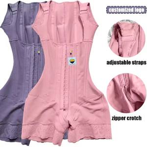 Corset amincissant personnalisable en forme de sablier avec crochets ajustables et baleines en acier, <span class=keywords><strong>pour</strong></span> <span class=keywords><strong>ventre</strong></span> plat, compression post-chirurgie - Product Image 4