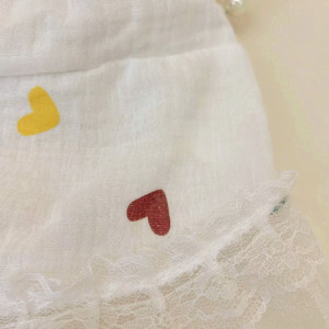Heart Shaped Sundress <b>For</b> <b>Small</b> Pets Summer Breathable Princess Cut Lace Dress Cat <b>Dog</b> Teddy <b>Clothes</b> - Product Image 4