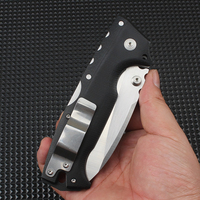 Vente directe d'usine, couteau pliant d'extérieur avec lame S35VN et manche G10, couteau de chasse multifonctionnel portable de qualité industrielle