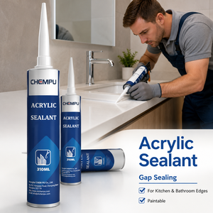 Mastic <span class=keywords><strong>acrylique</strong></span> gris 600 ml pour joints et fissures, anti-poussière, pour finitions en <span class=keywords><strong>bois</strong></span>, facile à utiliser, fourni par l'usine - Product Image 3