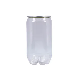 750Ml 650Ml di plastica Pet trasparente ecologica per uso alimentare Pop-Top Can Bottle