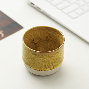 Tasse à expresso en grès de style saoudien cuite au four avec motif de café concentré, tasse à eau en céramique, tasse du propriétaire - Product Image 4