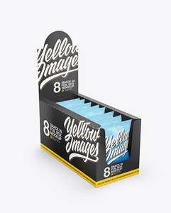 Tùy chỉnh in thân thiện với môi vật liệu tái chế giấy kraft hiển thị hộp truy cập cho bao bì thực phẩm sô cô la và đường - Product Image 3