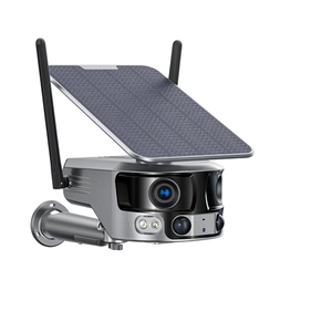 Cámara CCTV de seguridad para exteriores con zoom de 8.0MP Tarjeta SIM 4G Lente dual alimentada por energía solar con PTZ y red de enlace de alarma Categoría de producto - Product Image 1