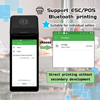 Système de point de vente portable mobile 4G Android 11.0 Octa-core PDA Print Receipt avec Loyverse POS