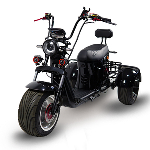 Scooter de golf eléctrico de 3 ruedas de 2000W Citycoco <span class=keywords><strong>con</strong></span> neumático grueso e integra <span class=keywords><strong>asiento</strong></span> <span class=keywords><strong>grande</strong></span> <span class=keywords><strong>con</strong></span> soporte de golf - Product Image 4