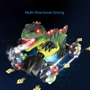 Voiture télécommandée Twist Dinosaur Spray - Véhicule télécommandé (Multi-mouvements/Spray à une touche) + Musique (Boîte à fenêtre) - Product Image 5