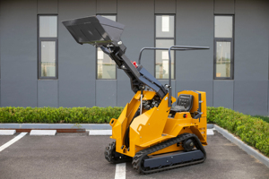 泥だらけの建設現場での掘削や積み込みに適した、低地圧のライドオンクローラースキッドステアローダー - Product Image 3