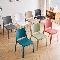 Chaise en polypropylène empilable au meilleur prix pour salle à manger, mobilier de maison et salle de conférence, chaise en plastique à usage extérieur