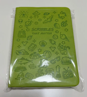 Carnet A5 A6 en PU avec motif gaufré mignon, 200 pages lignées, reliure cousue, bloc-notes avec bande élastique, papeterie pour étudiants, cadeaux