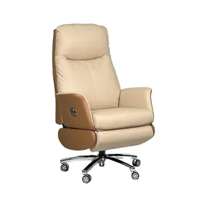 Chaise de bureau de luxe en cuir Executive Presidencial New Herman Miller Chaise de bureau en cuir