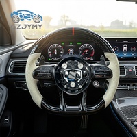 Volant avec cuir beige perforé pour Mercedes-Benz W463 W464 G350 G500 G550 G63