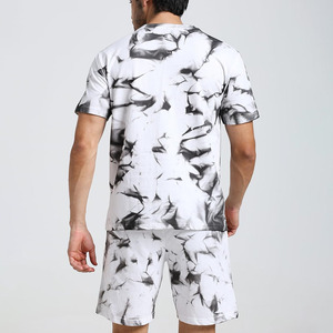 Ensemble décontracté d'été pour hommes : T-shirt et short en coton 100% respirant, doux, de haute qualité, séchage rapide, vente en gros - Product Image 6