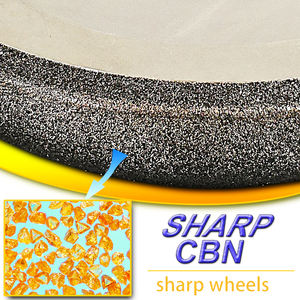 Scie à bande d'espacement des dents de 5 pouces 1/2 "Roue Cbn galvanisée pour machine à lames de scierie Doublehard - Product Image 6