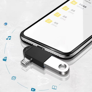 2-In-1 Type C Micro Usb Otg Converter Micro Usb Type C Otg Mannelijk Naar Usb 3.0 Vrouwelijke Adapter Connector Voor Android - Product Image 3
