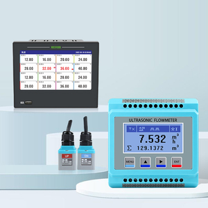 Industrial <strong>Ultrasonic</strong> Flow Meter for Water Treatment Oil Chemical Liquid High Accuracy with 4-20mA Output RS485 - Product Image 2