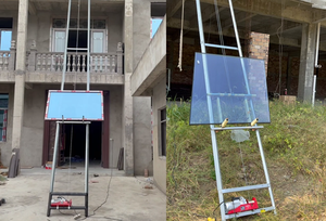 Mini elevador de <span class=keywords><strong>escalera</strong></span> eléctrico Grúa de acero de <span class=keywords><strong>4</strong></span>-25 <span class=keywords><strong>metros</strong></span> con elevador de panel solar de ventana de vidrio para construcción y venta al por menor Nuevo y usado - Product Image 2