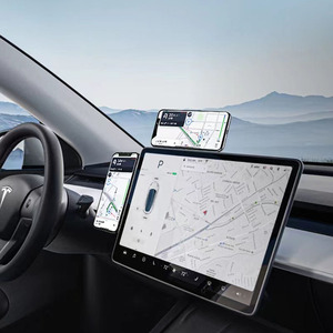Support de téléphone de <span class=keywords><strong>voiture</strong></span> magnétique pour Tesla Model 3/Y/X/S pour <span class=keywords><strong>Magsafe</strong></span> <span class=keywords><strong>IPhone</strong></span> 14 13 <span class=keywords><strong>12</strong></span> Support d'extension en métal pour écran d'ordinateur portable Support latéral - Product Image 5