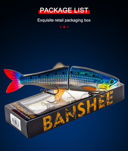 Stock de haute qualité AT01 Glidebaits multi-sections articulées grand Swimbait <span class=keywords><strong>Action</strong></span> réaliste mer Long Casting leurres de pêche - Product Image 6