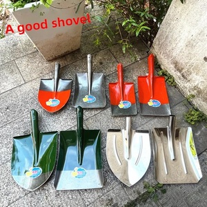 PINSHUN <b>Long</b> <b>Handle</b> Manganese Steel Spade Agricultural <b>Garden</b> Shovel Wood <b>Handle</b> 35cm Blade Green Color <b>for</b> Outdoor Farm <b>Tools</b> - Product Image 5